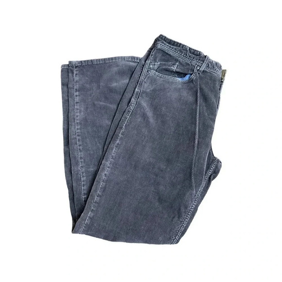 Banana Republic Women's Gray Pima Cotton Straight Fit Corduroy Pant Size 33/32‎ - Picture 3 of 4